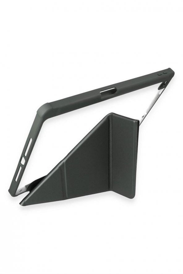 Peeq iPad Pro 10.5 Kılıf Kalemlikli Tri Folding Smart Katlanabilir Standlı 360 Tam Koruma Kılıf - 12
