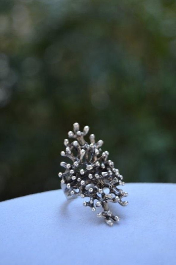 STONEAGE Spor Boho Tarz Ayarlanabilir Bayan Yüzük Yerli Üretim Türk Malı Hint Gümüşü ürün görseli