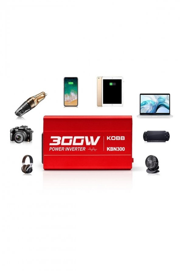 KOBB KBN300 12V/220V 300Watt Modifiye Sinüs Dönüştürücü İnvertör - 6