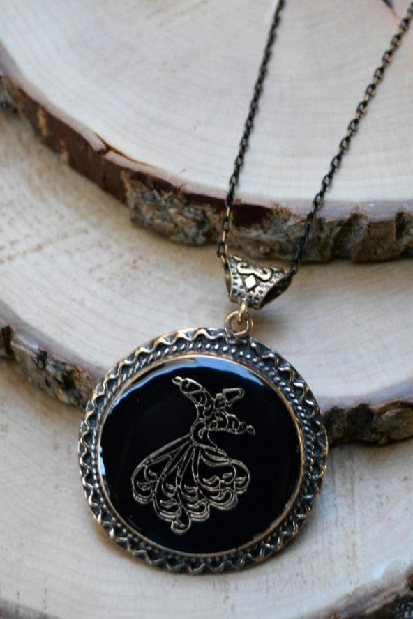 STONEAGE JEWELLERY Semazen Bronz Bayan Kolye - Resim 2