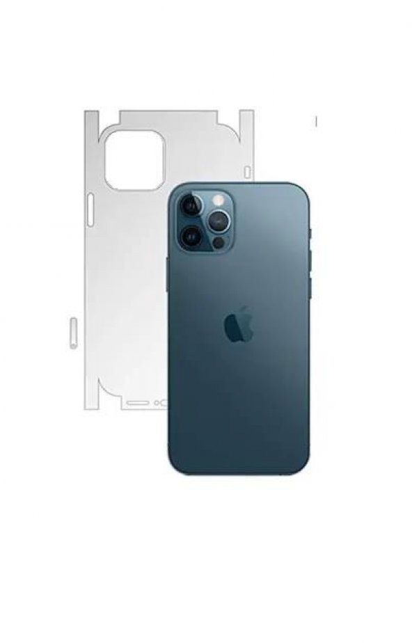 Vendas iPhone 14 Pro Max Uyumlu Mat Zum Body Arka Koruyucu