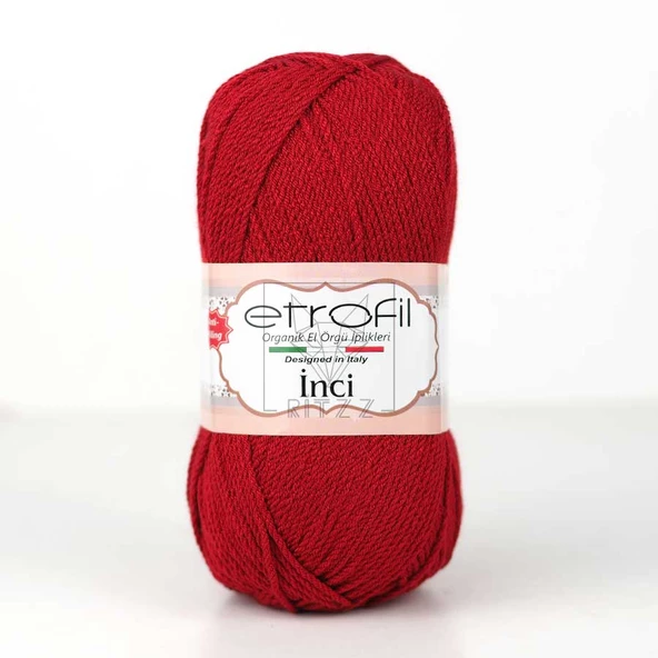 Etrofil İnci 73047 Koyu Kırmızı - Resim 2