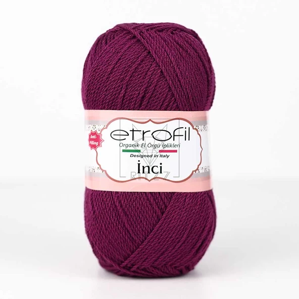 Etrofil İnci 70609 Patlıcan Moru - 2