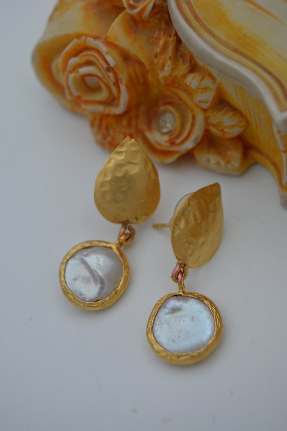 STONEAGE BAROK İNCİLİ KÜPE ürün görseli