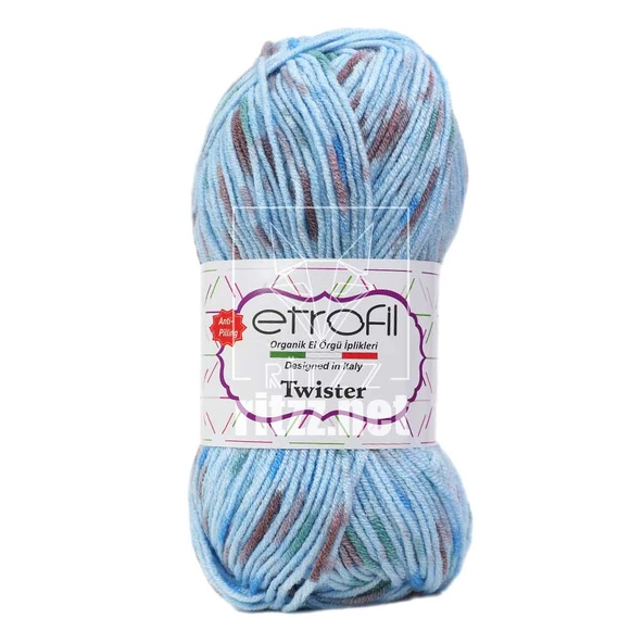 Etrofil Twister SE224 / Mavi Yeşil Kahve