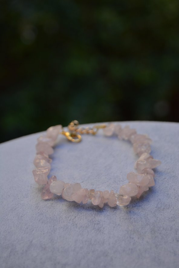 STONEAGE Pembe Kuvars Aşk Taşı Bayan Bileklik ürün görseli