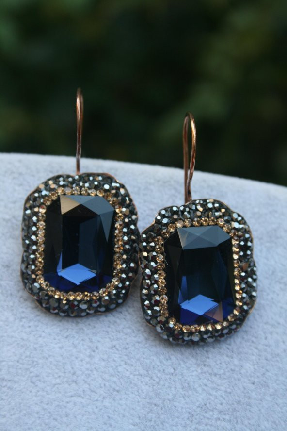 STONEAGE Kristal Taşlı El Yapımı Kadın Küpe - 2