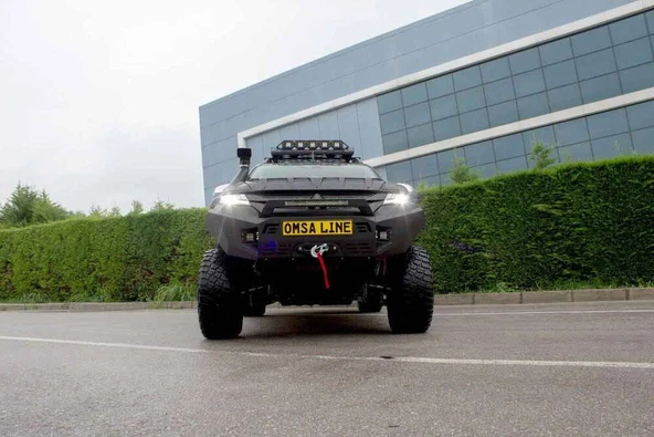 OMSA Mitsubishi L200 Dakar Ön Tampon Siyah Sensörlü-Sensörsüz 2019-2024 Arası - 3