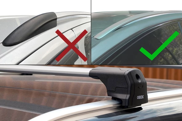 OMSA Peugeot 5008 Elegance V2 Ara Atkı Siyah 2 Parça 2016 ve Sonrası - 5