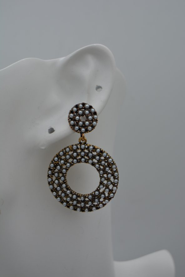 STONEAGE İNCİLİ BÜYÜK KÜPE - 2