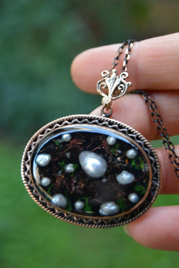 STONEAGE JEWELLERY Özel Tasarım Bayan Kolye - Resim 3