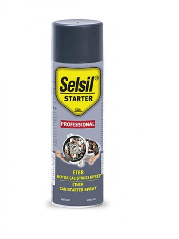 Selsil Motor Çalıştırıcı Eter Sprey 200 ml