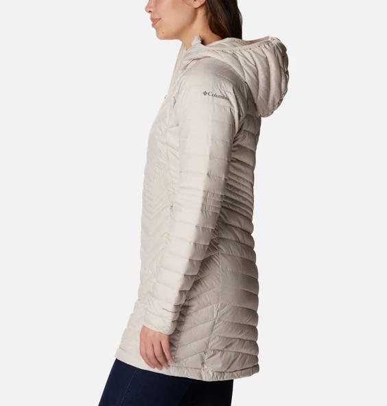 Columbia Powder Lite Mid Jacket Kadın Mont Ekru WK0034-278 - 3