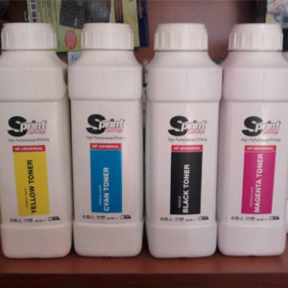 Hp Universal Renkli Toner Tozu ( Adet )500Gr.Muadil - 3