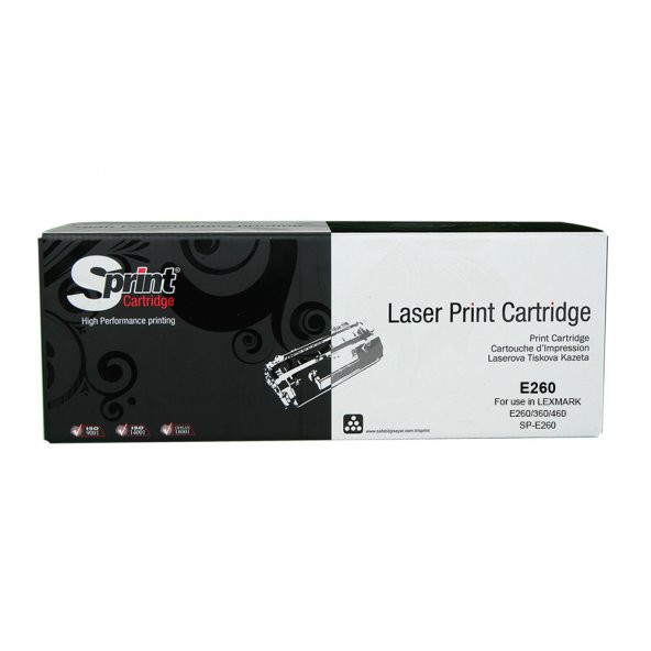 Lexmark E-260/360/360 Muadil Toner