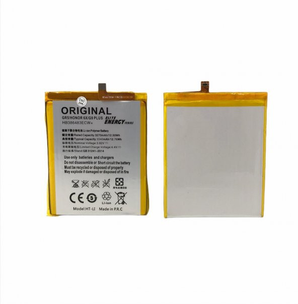 Kadrioğlu1 Uawei HB386483ECW+ HONOR 6X-MATE 9 LİTE-GR5 2017- NOVA PLUS-G9 PLUS Batarya