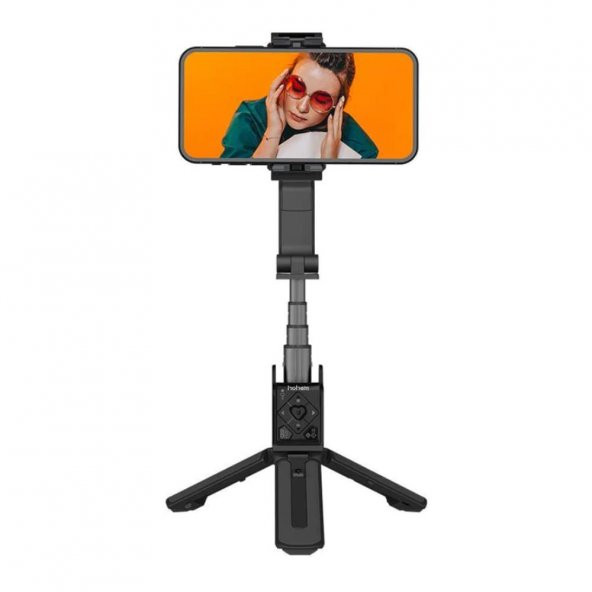Hohem iSteady Q Siyah Cep Telefonları için Uzatılabilir Çubuklu Stabilizer Gimbal - 2