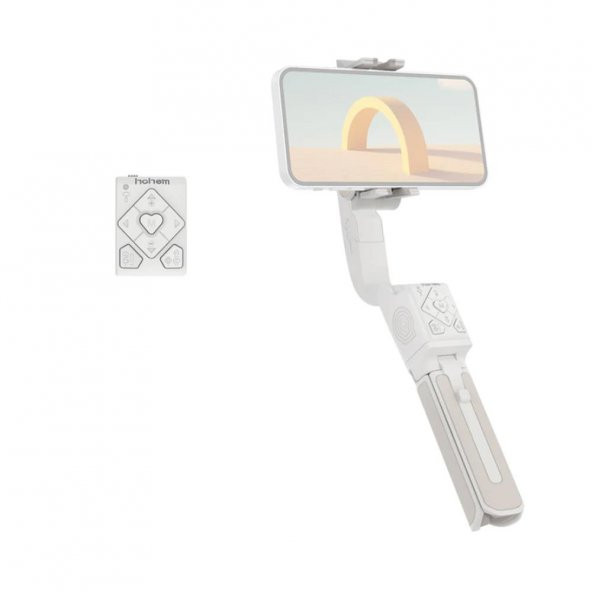 Hohem iSteady Q Beyaz Cep Telefonları için Uzatılabilir Çubuklu Stabilizer Gimbal - 3