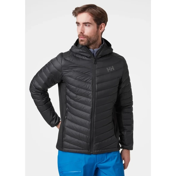 Helly Hansen Hooded Down Hybrid Insulator Erkek Kapişonlu Outdoor Mont Siyah HHA.63007HHA.991 - Resim 2