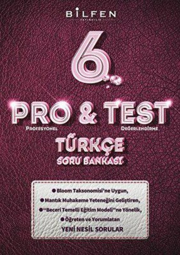 BİLFEN 6.SINIF PROTEST TÜRKÇE SORU BANKASI