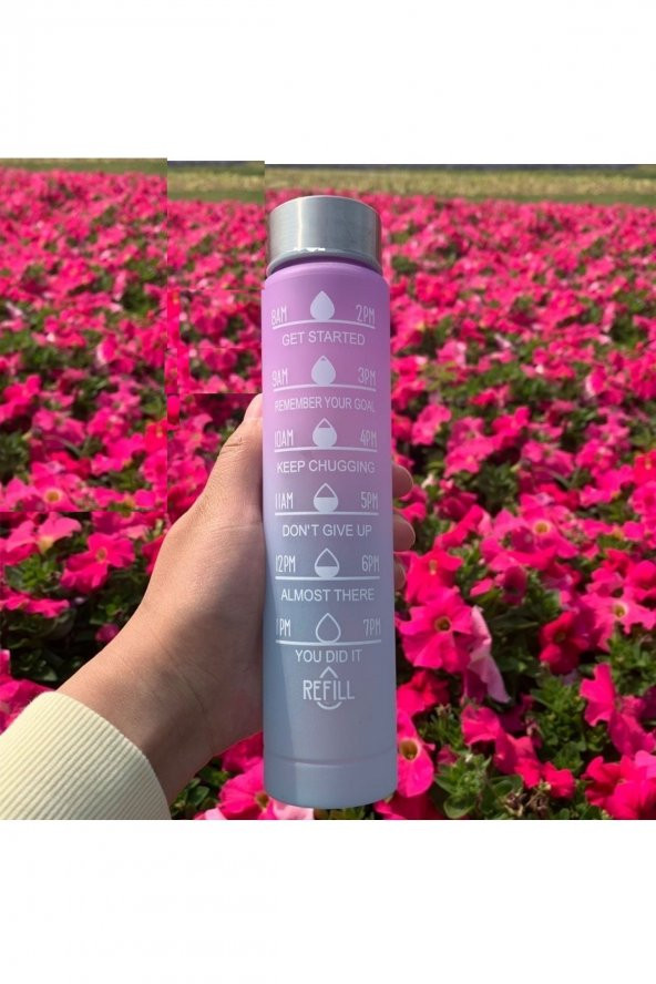 Hayal Sepeti  3lü Set Su Matarası Su Şişesi Suluk 2lt+900ml+600ml Tritan Spor Salonu Su Şişesi Suluk - 8