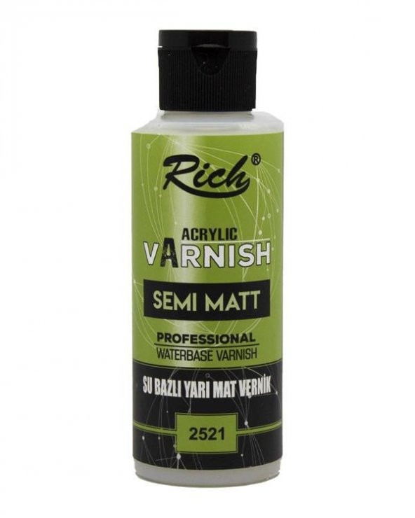 Rich Su Bazlı Yarımat Vernik 120 cc