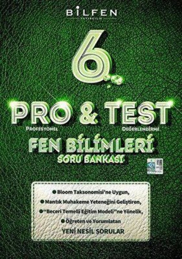 BİLFEN 6.SINIF FEN BİLİMLERİ SORU BANKASI