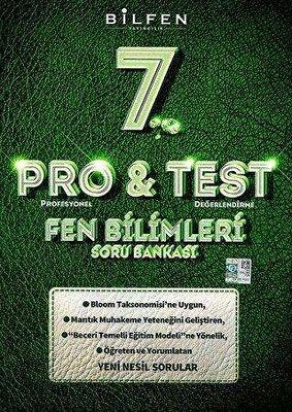 BİLFEN 7.SINIF FEN BİLİMLERİ SORU BANKASI