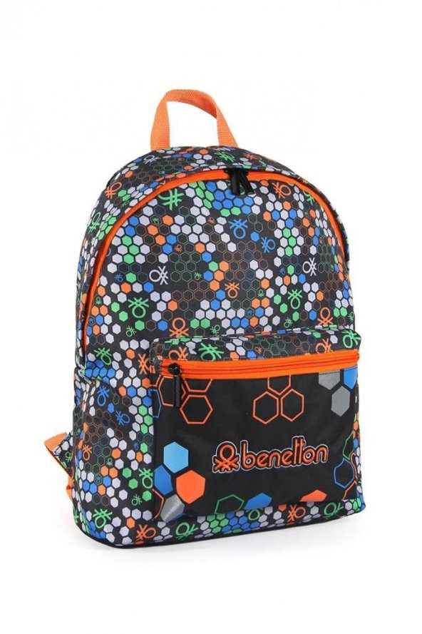 Benetton United Colors Of Turuncu Okul Sırt Çantası 03672 - 2