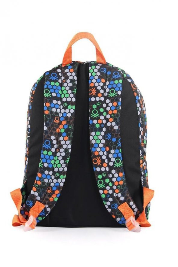Benetton United Colors Of Turuncu Okul Sırt Çantası 03672 - 3