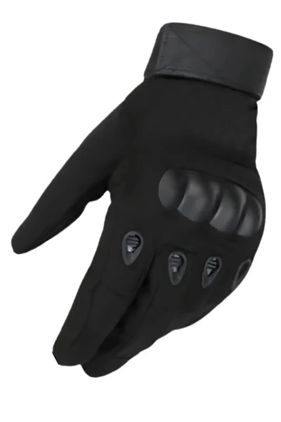 Single Sword Taktik Askeri Eldiven, Polis Eldiveni, Motosiklet ve Bisiklet Eldiveni - 4