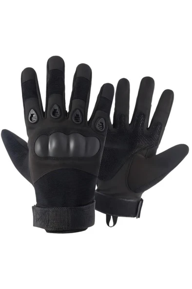 Single Sword Taktik Askeri Eldiven, Polis Eldiveni, Motosiklet ve Bisiklet Eldiveni - 3