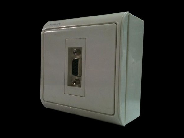 VGA Dişi - Dişi Sıva Üstü Duvar Prizi - 4