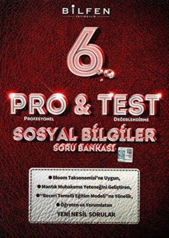 BİLFEN 6.SINIF SOSYAL BİLGİLER SORU BANKASI PROTEST