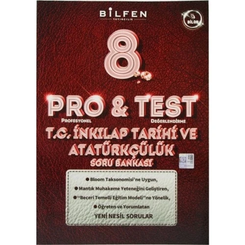 BİLFEN 8.SINIF PROTEST İNKILAP TARİHİ  SORU BANKASI