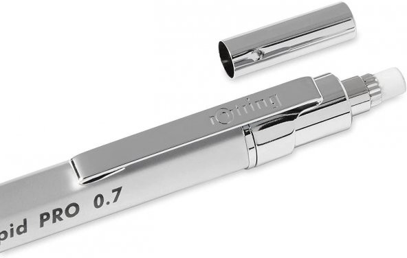 Rotring Rapid Pro Versatil Kalem 0.7 Gümüş 1904256 - Resim 3
