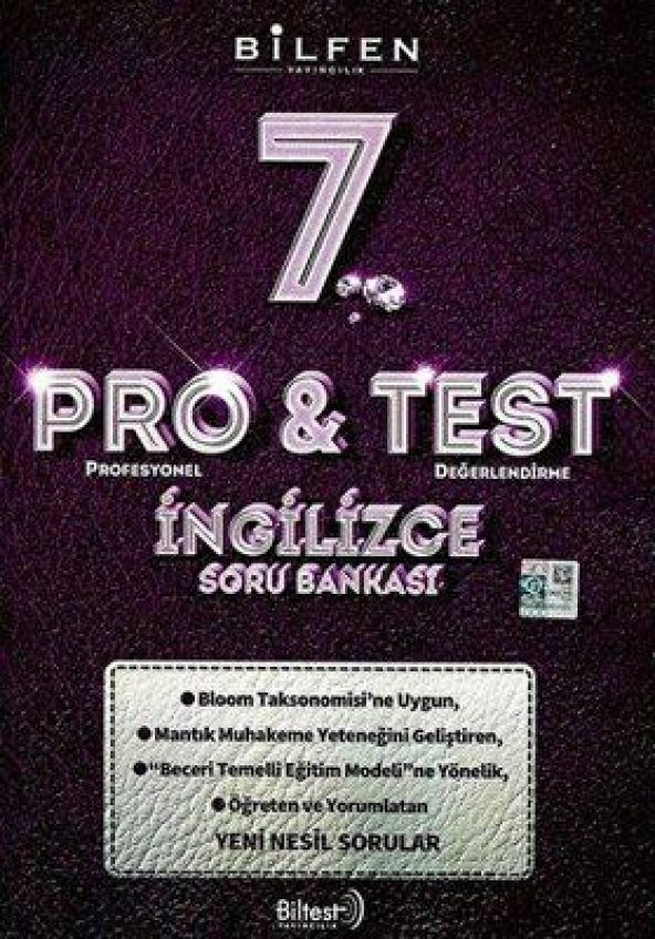 BİLTEST 7.SINIF İNGİLİZCE SORU BANKASI