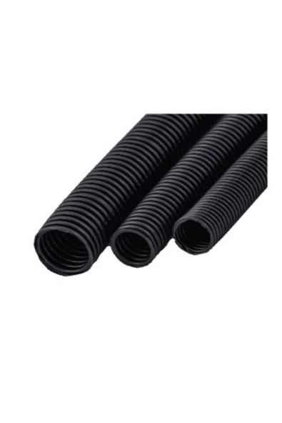 MUTLUSAN 40'lık Plastik Spiral Boru Siyah (25 metre) - 2