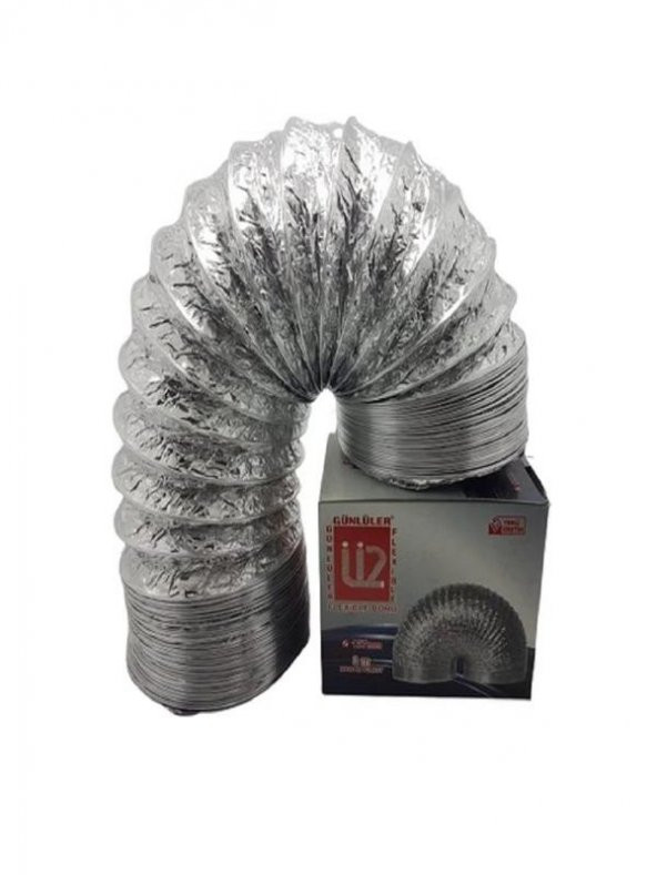 Günlüler Şofben Borusu Telli 120 mm 2 mt 5''