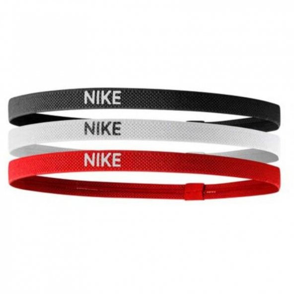 Nike Elastic 2.0 3 Pk Unisex Siyah Antrenman Saç Bandı N.100.4529.083.OS - 2