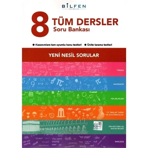 BİLFEN 8.SINIF TÜM DERSLER SORU BANKASI
