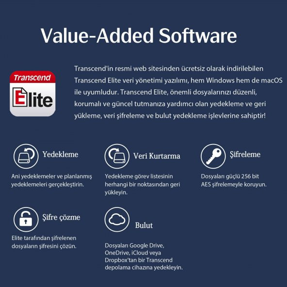 Transcend TS2TESD310C 2TB, External SSD,ESD310C,USB 10Gbps, Type C/A, Black - 8