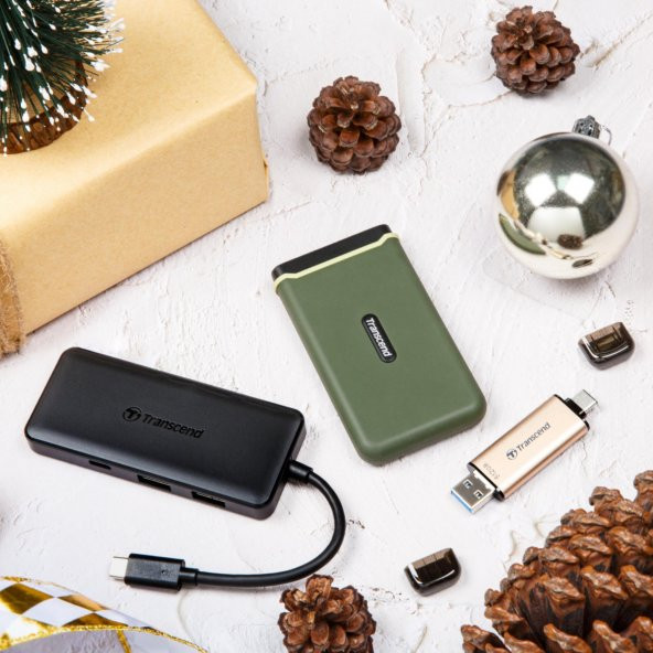 Transcend TS2TESD380C 2TB, External SSD, ESD380C,USB 3.2 Gen 2, Type C - 2