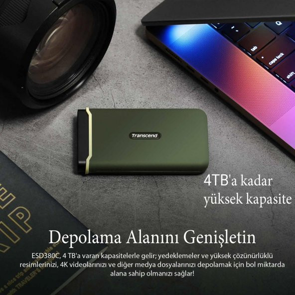 Transcend TS2TESD380C 2TB, External SSD, ESD380C,USB 3.2 Gen 2, Type C - 5