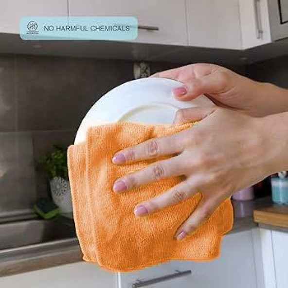 Automix Araba Araç Otomobil Otoİç Dış Ofis Ev Zemin Parke Kurulama Temizleme Mikrofiber Bez 50x50 - 3