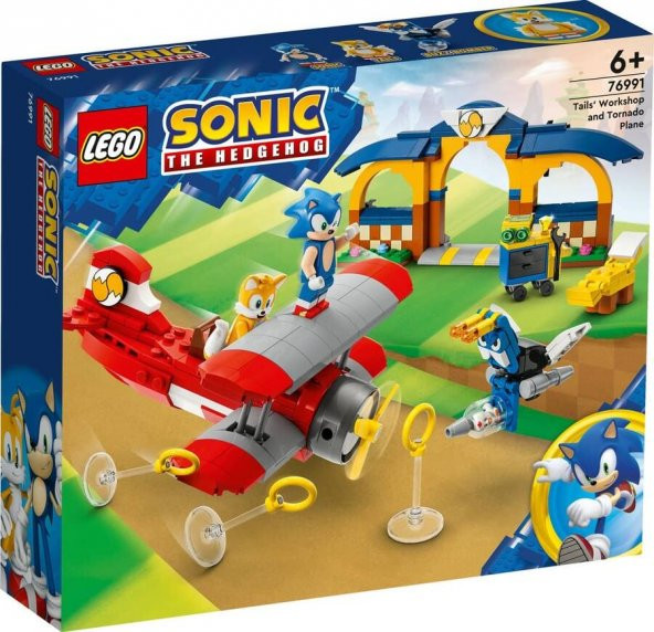 LEGO Sonic the Hedgehog 76991 Tails' Workshop and Tornado Plane