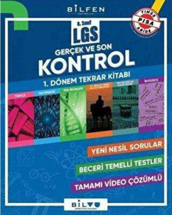 BİLFEN 8.SINIF LGS GERÇEK SON KONTROL 1.DÖNEM TEKRAR KİTABI