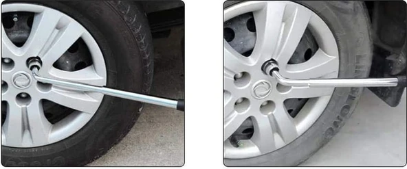 Teleskopik Bijon Anahtarı Bsr Marka 17- 19 Mm Lokmalı - 4