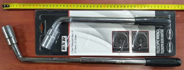 Teleskopik Bijon Anahtarı Bsr Marka 17- 19 Mm Lokmalı - 1