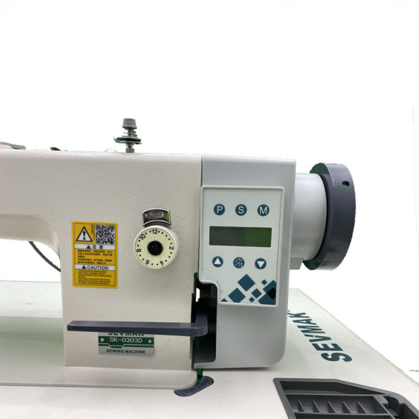 Sevmak SK-0303 Ayak Transportlu İğne Poz. Çift Papuç Deri Dikiş Makinası - Resim 3